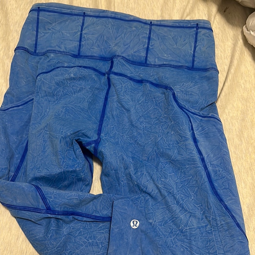 lululemon athletica Blue Leggings